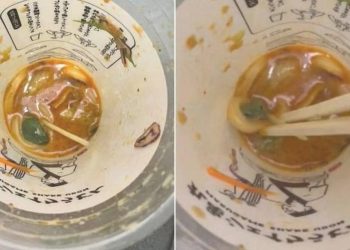 Afiyetle Yediği Yemeğin Sonunda Canlı Kurbağayla Karşılaştı