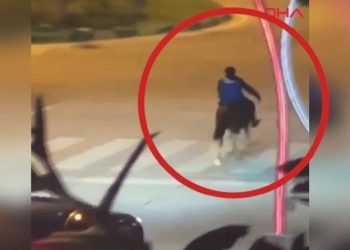 Bartın’da ‘at kazası’ kamerada