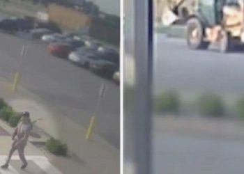 Eşi görülmemiş hırsızlık: Uçağa yetişmek için kepçe çaldı