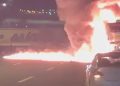 Otobüsün Alev Alev Yandığı Anlar Kameralarda