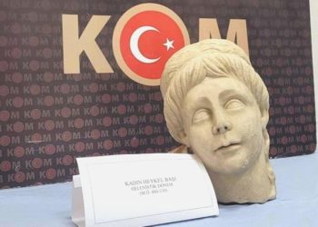 2 bin yıllık bayan heykel başı bulaşık makinesinden çıktı