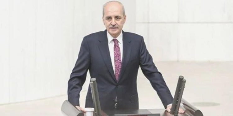 321 oy alan AKP ve MHP’nin adayı Numan Kurtulmuş, 30. TBMM lideri oldu