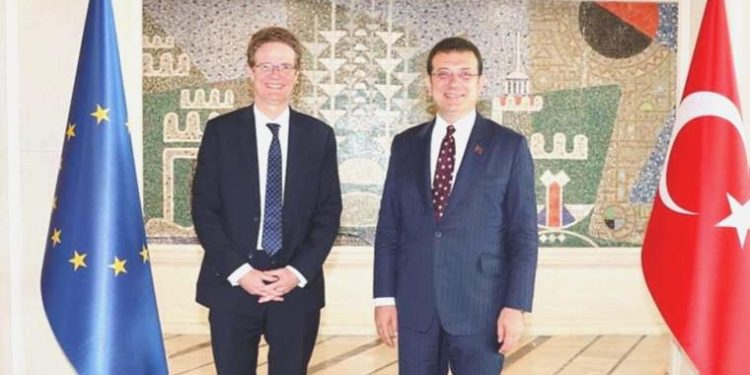 AB Türkiye Delegasyonu Lideri Nikolaus Meyer-Landrut, Ekrem İmamoğlu’nu ziyaret etti