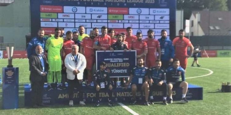 Ampute Futbol Uluslar A Ligi’nde Türkiye ikinci oldu
