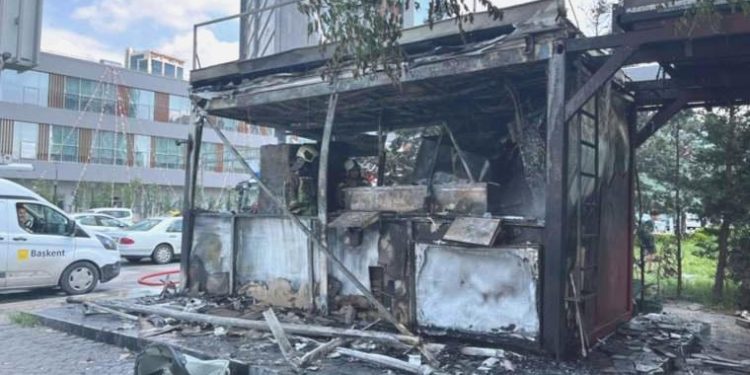 Ankara’da köftecide yangın: 1 yaralı