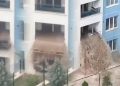 Ankara’dan Şok Eden İmajlar… Sel Suları Balkondan Çıktı, Camları Patlattı!
