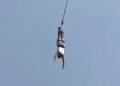 Bungee Jumping yaparken ip koptu