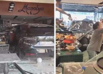 Çekmeköy’de cip pastaneye daldı!