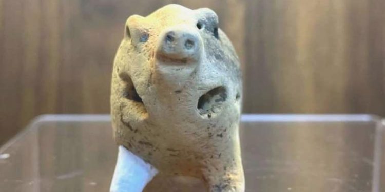 Çin’de oyuncak olduğu düşünülen 6 bin yıllık çömlek bulundu