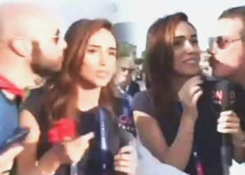 CNN TÜRK muhabirini öpmelere doyamadılar!