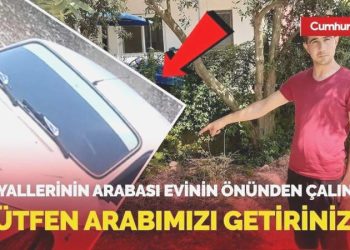 Düğünde takılan altınlarla otomobil almışlardı! Hayallerinin arabası konutunun önünden çalındı