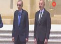 Erdoğan, Bakü’de resmi merasimle karşılandı