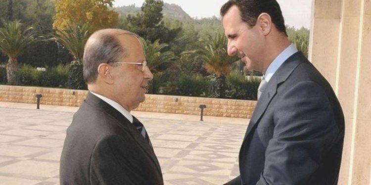 Eski Lübnan Cumhurbaşkanı Mişel Avn, 14 yıl sonra Suriye’de