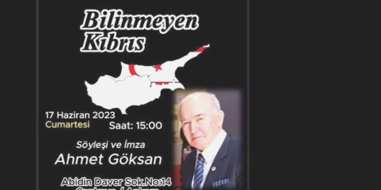 Gazeteci müellif Göksan ‘Bilinmeyen Kıbrıs’ı anlatacak