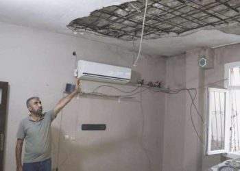 Hasarsız raporu verilmişti: Meskenin tavanı çöktü