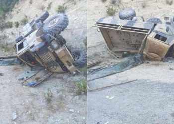 Hatay’da askeri araç devrildi: 4 asker yaralandı