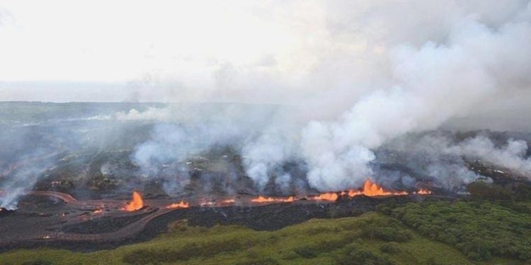 Hawaii’deki Kilauea Yanardağı’nda patlama
