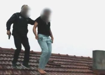 IŞİD şüphelisi, saklandığı çatıda yakalandı