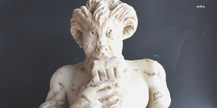 İstanbul’daki Hafriyatlarda Pan Heykeli Bulundu