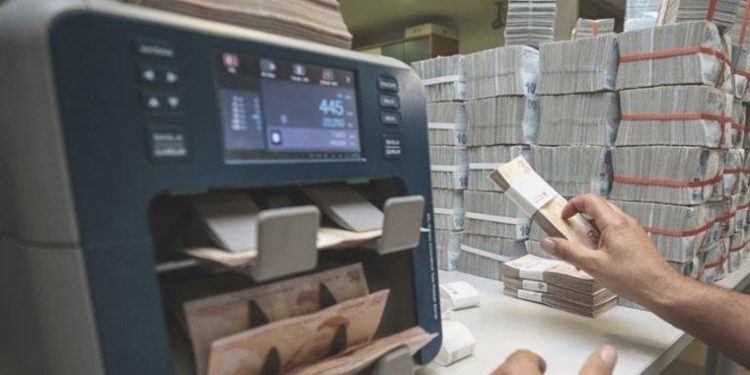 Kredi hacmi geçen hafta 9 trilyon 261,5 milyar lira oldu