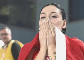 Mili atlet Tuğba Danışmaz, Finlandiya’da ikinci oldu