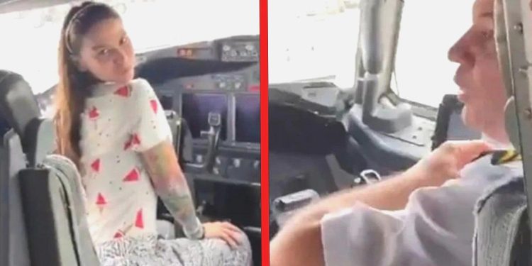 Müzikçi kokpitte soyundu, pilota tokat attı!