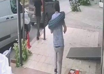 Neye uğradığını şaşırdı: Üstten atılan kablo boynundan geçti