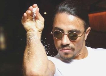 Nusret, olaylı Dünya Kupası pozlarının akabinde Şampiyonlar Ligi’nde görüntülendi