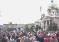 Sırbistan’da hükümet aksisi protesto