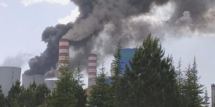 Son dakika… Afşin-Elbistan Termik Santralı’nda Yangın