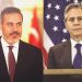 Son dakika… Dışişleri Bakanı Hakan Fidan ABD’li mevkidaşı Antony Blinken ile görüştü!