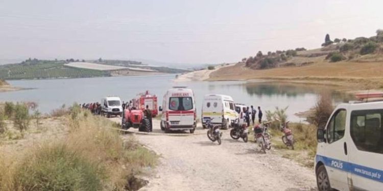Tarsus’ta baraj gölüne düşen araç içerisinde bir kişi meyyit bulundu!