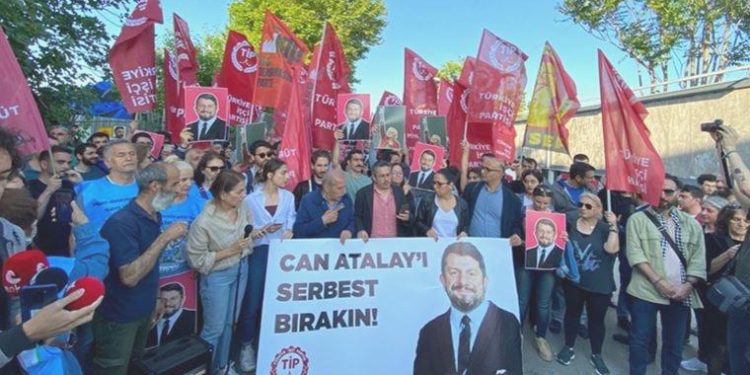 TİP, 36 kent ve 85 noktada Can Atalay için sokağa çıktı: Adaleti kesinlikle bu topraklara getireceğiz
