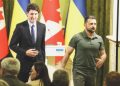 Zelenski ve Trudeau Kiev’de bir ortaya geldi