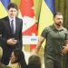 Zelenski ve Trudeau Kiev’de bir ortaya geldi