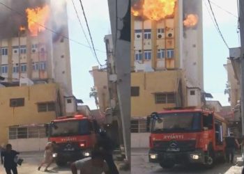 Adana’da kuyum atölyesinde yangın ve patlama!