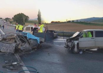 Amasya’da kaza: 3 kişi yanan araçta feci biçimde can verdi