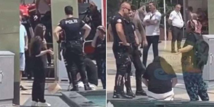 Antalya’da polisler gözaltına almasın diye namaz kıldı!