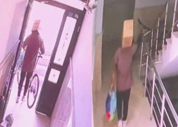 Arnavutköy’de başına kutu geçirerek bisiklet çaldı: ‘Sadece güldüm’