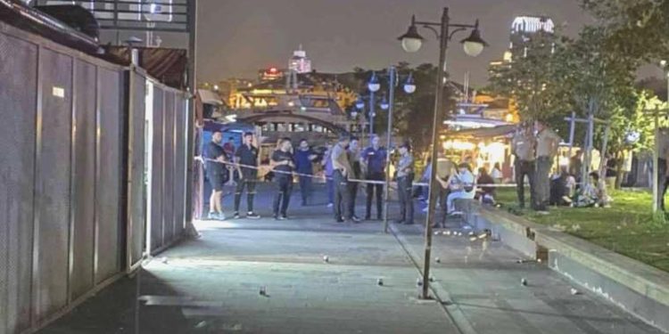 Beşiktaş İskelesi’nde silahlı hücum: 1 yaralı
