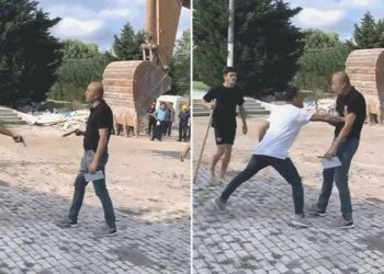 Beylikdüzü’nde olaylı yıkım: İBB takımına silah çektiler!