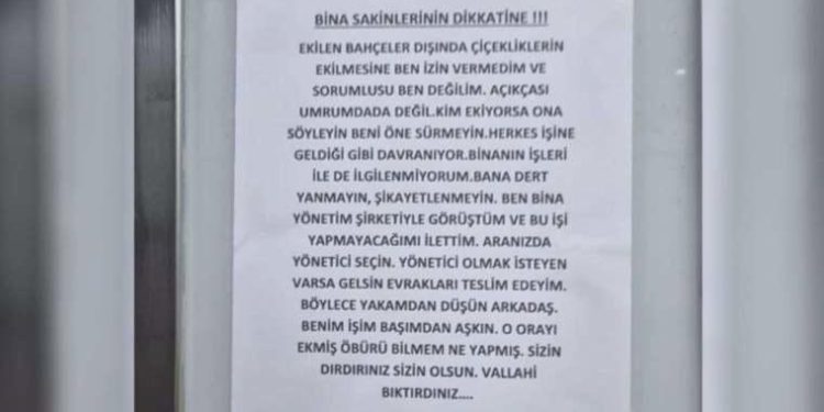 Bina yöneticisinin güldüren isyanı: ‘Yakamdan düşün, vallahi bıktırdınız’