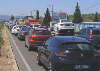 Bodrum’a 60 saatte 60 bin araç giriş yaptı