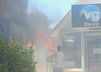 Bodrum’da otelde yangın çıktı