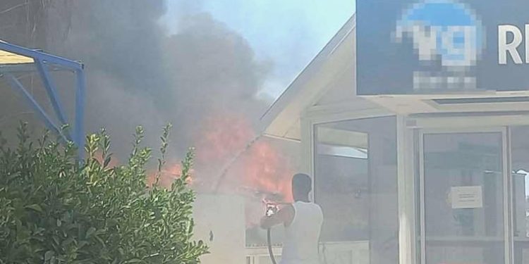 Bodrum’da otelde yangın çıktı