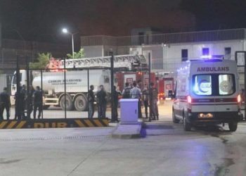 Çankırı’daki Geri Gönderme Merkezi’nde yangın paniği! 9 göçmen dumandan etkilendi…