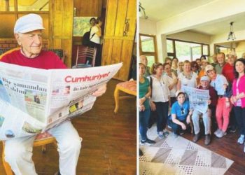 CUMOK’un ‘en kıdemlisi’ İdris Duman gazetemizin sıkı takipçisi: 83 yıllık ‘sevda’