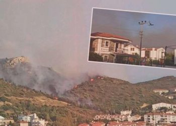 Datça’da korkutan yangın! Dumanlar gökyüzünü kapladı: Yerleşim yerleri tehdit altında