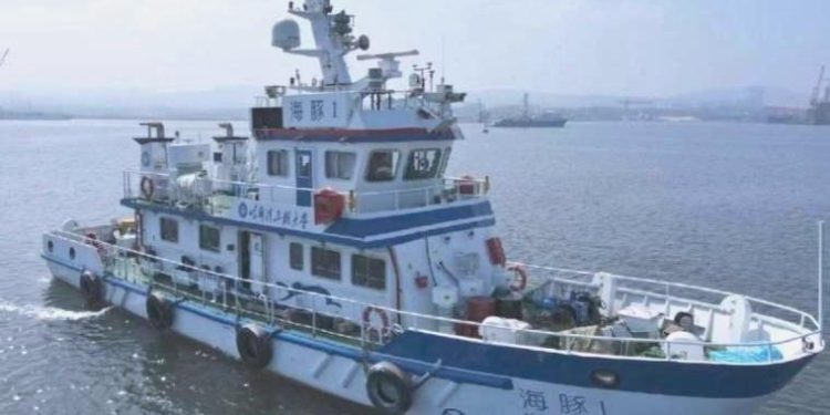 Dijital ikiz sistemli birinci akıllı araştırma gemisi birinci seyahatine çıktı