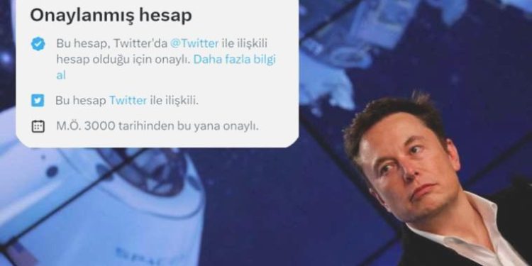 Elon Musk’ın Twitter hesabında dikkat çeken değişiklik: Onayı M.Ö. 3 bine aldı